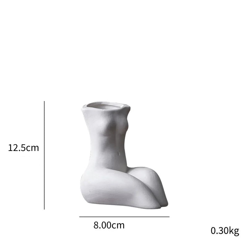 Vase silhouette femme